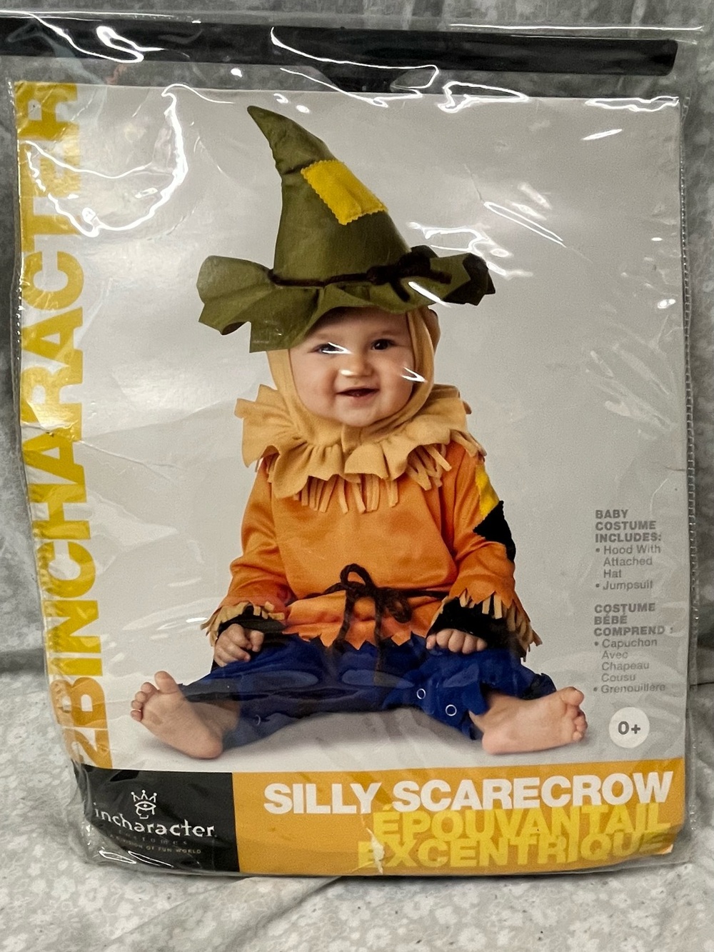 NEW Silly Scarecrow Baby Costume
